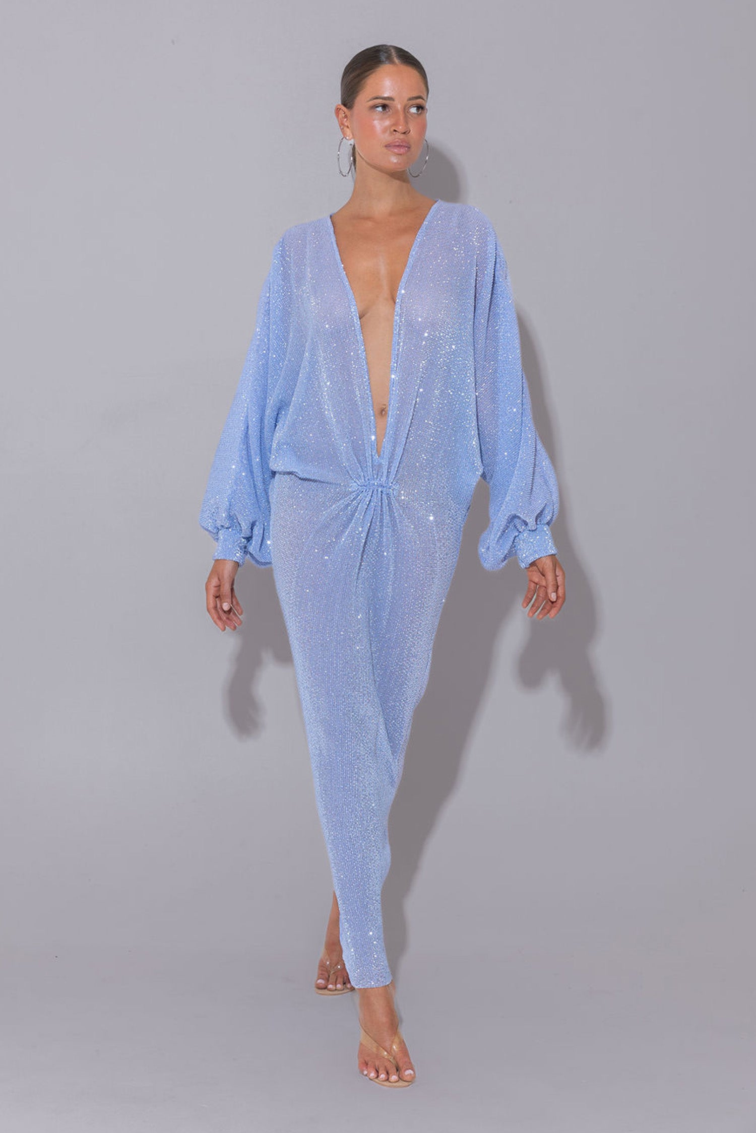 Experimental Gown - Sapphire Sequin