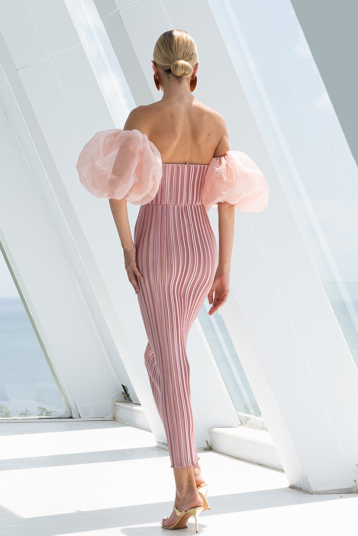 Gatsby Organza Dress - Parfait