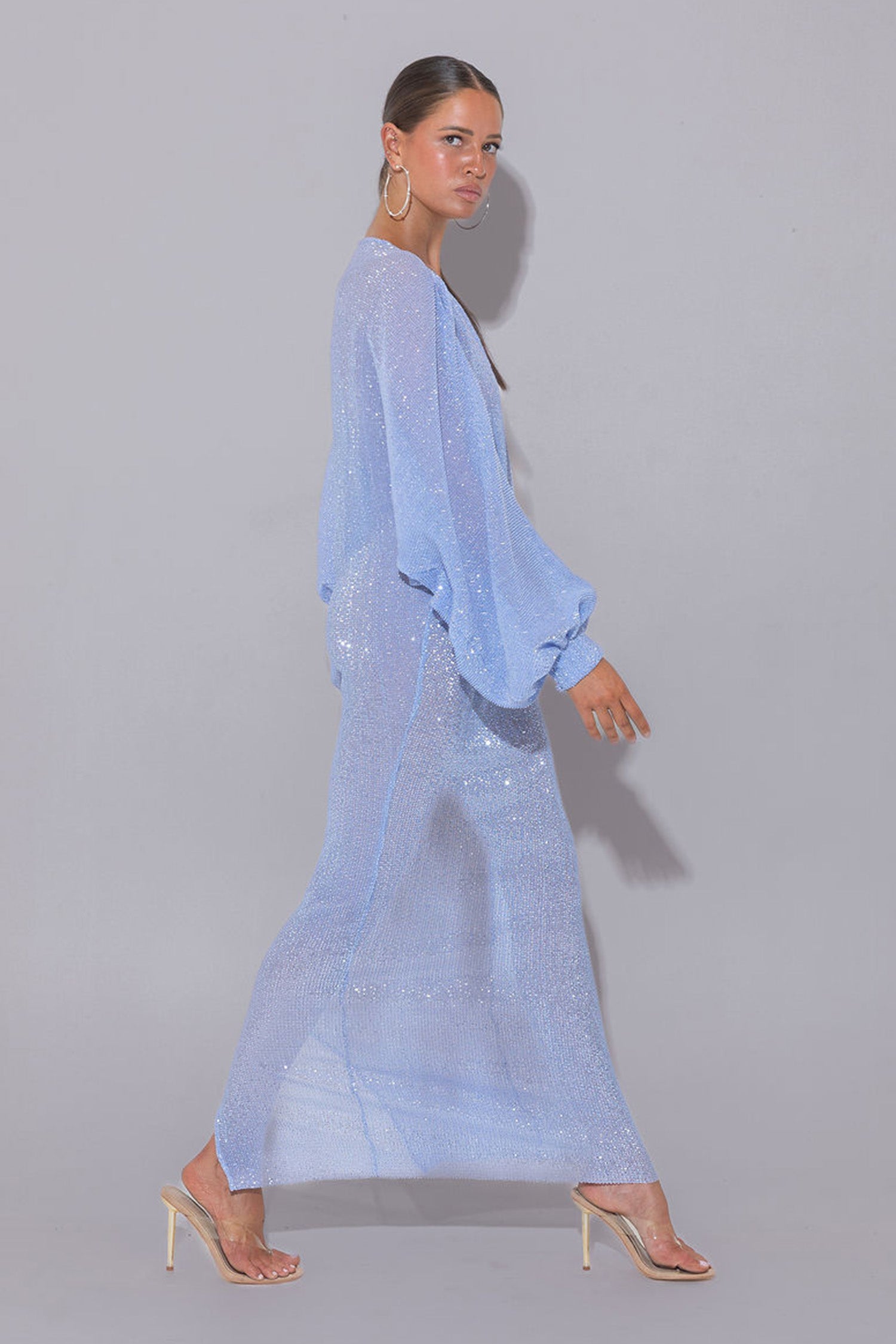 Experimental Gown - Sapphire Sequin
