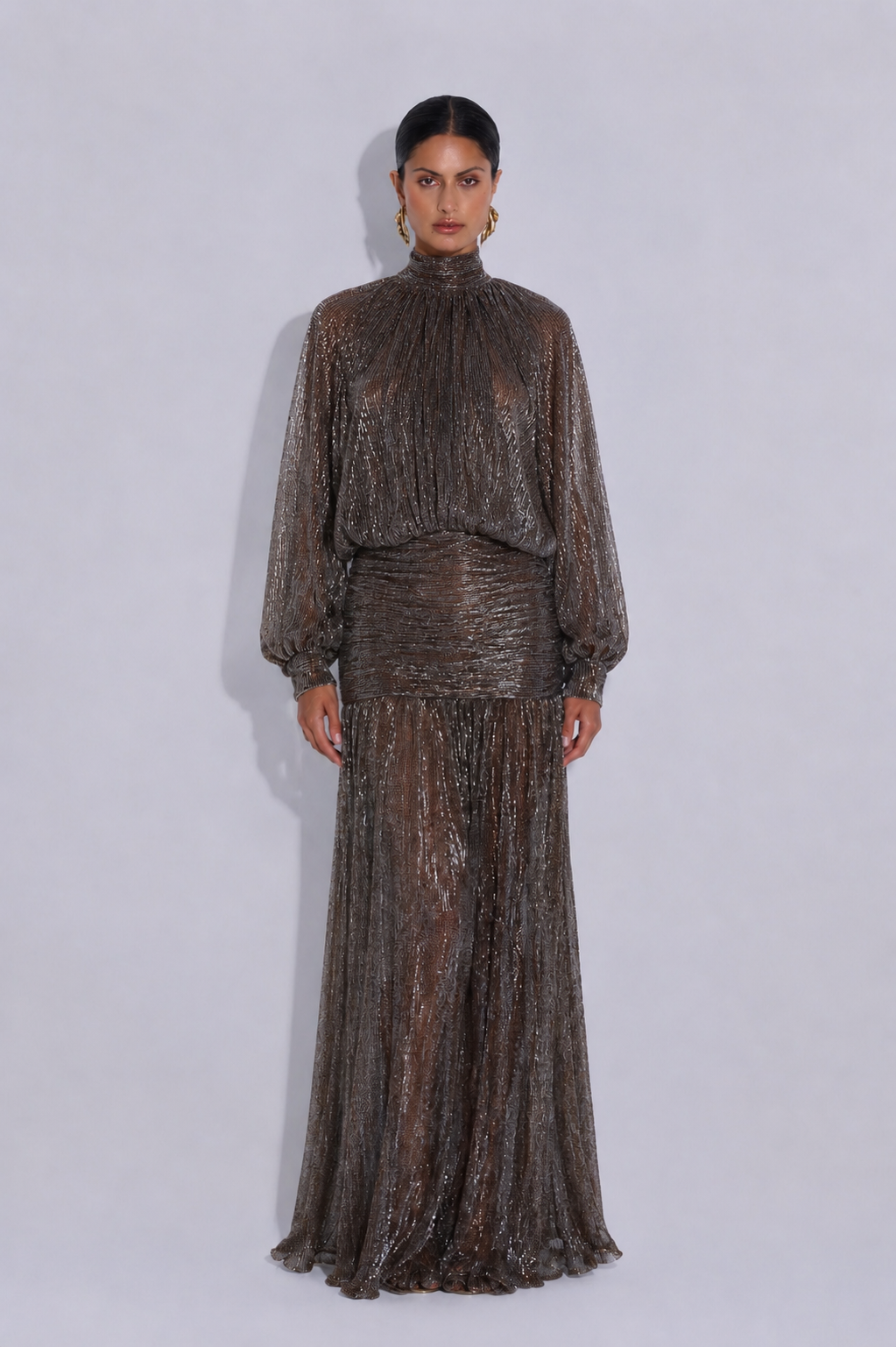 Medusa Gown - Copper Moonlight