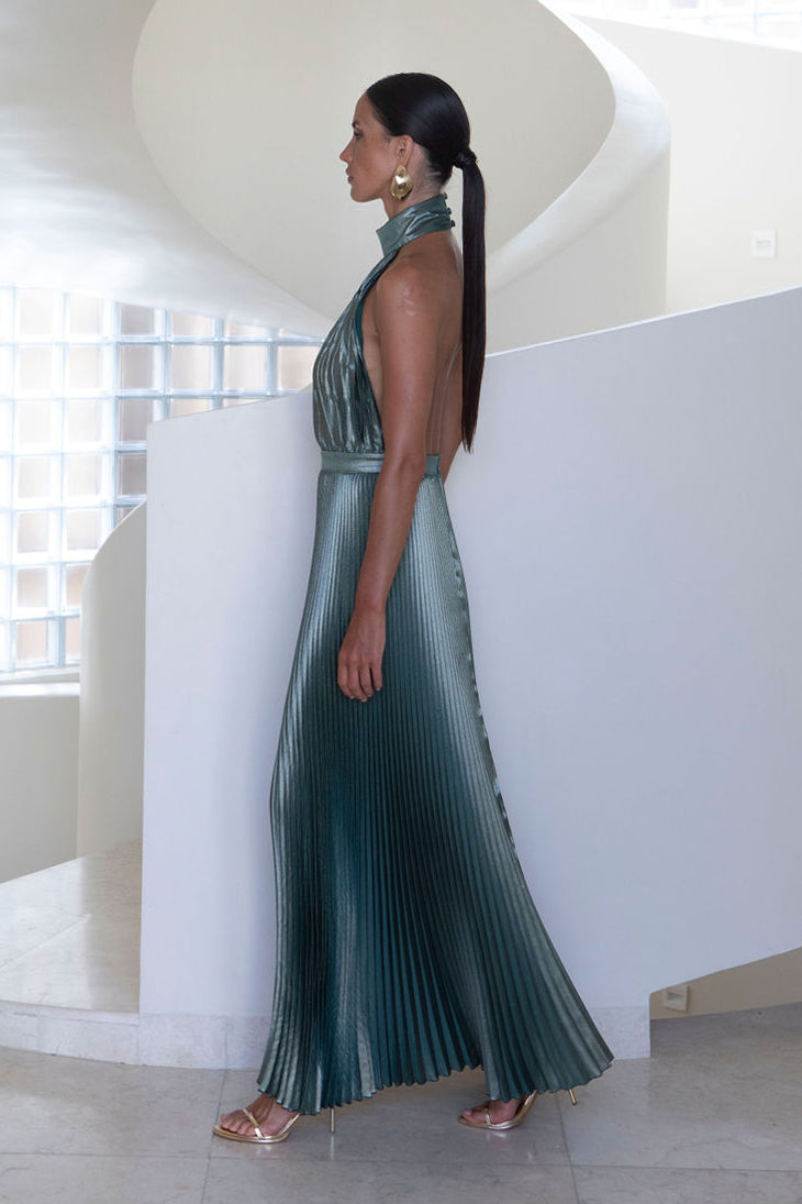 Eden Dress - Oil Shine