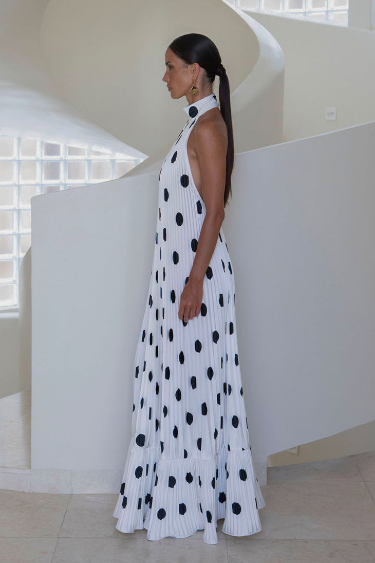 Libertie Gown - Polka Blanc