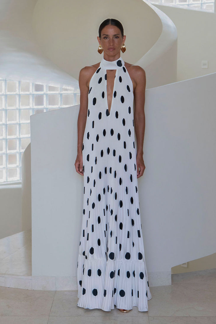 Libertie Gown - Polka Blanc
