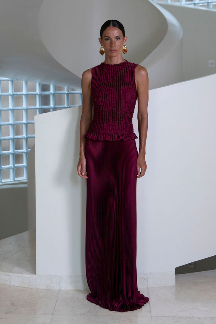 Bowery Gown - Wine