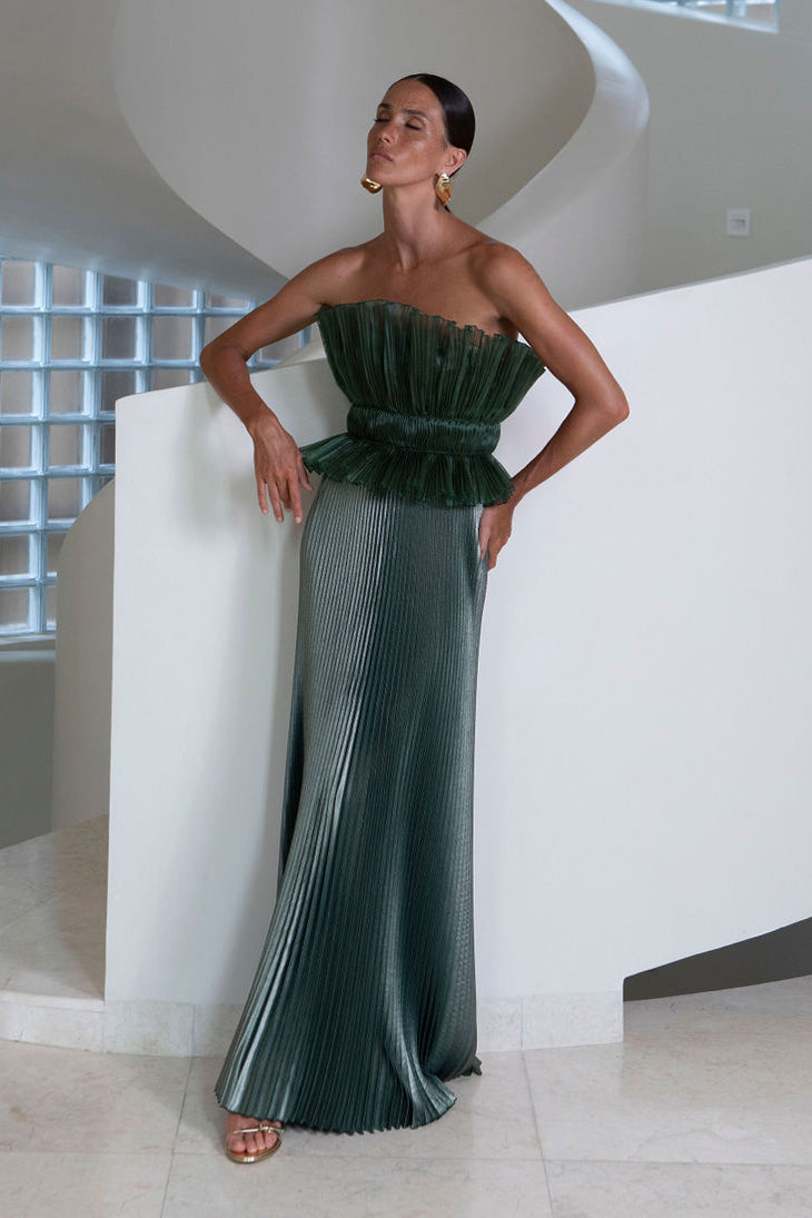 Masquerade Gown - Oil Shine