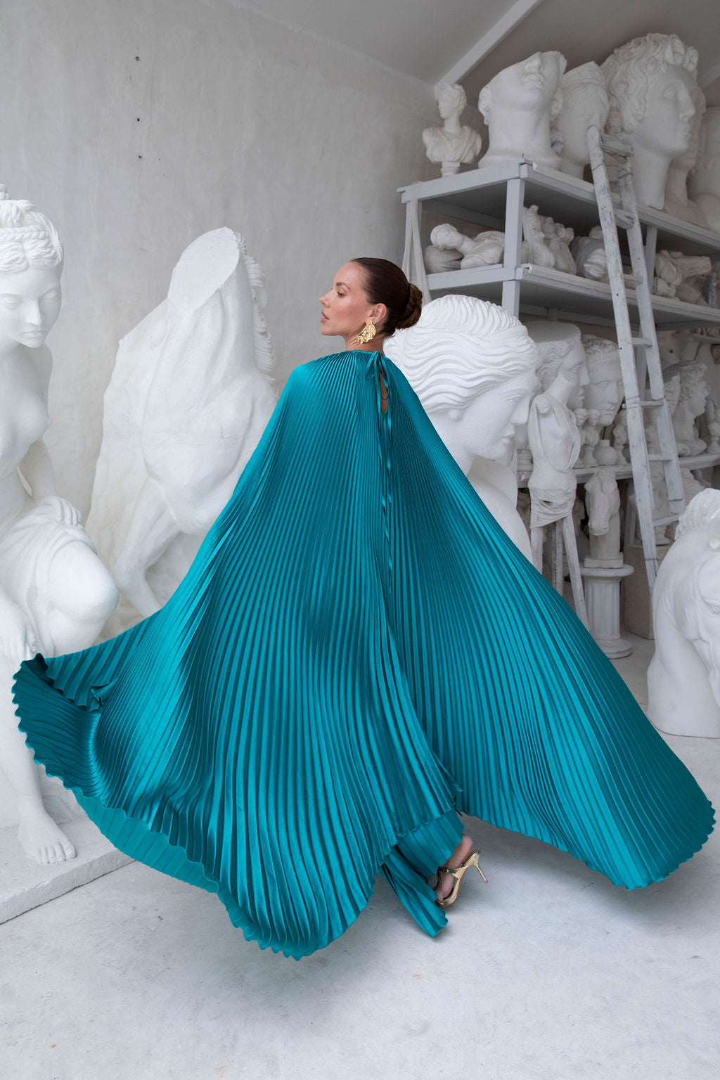 Boheme Cape Gown - Jewel