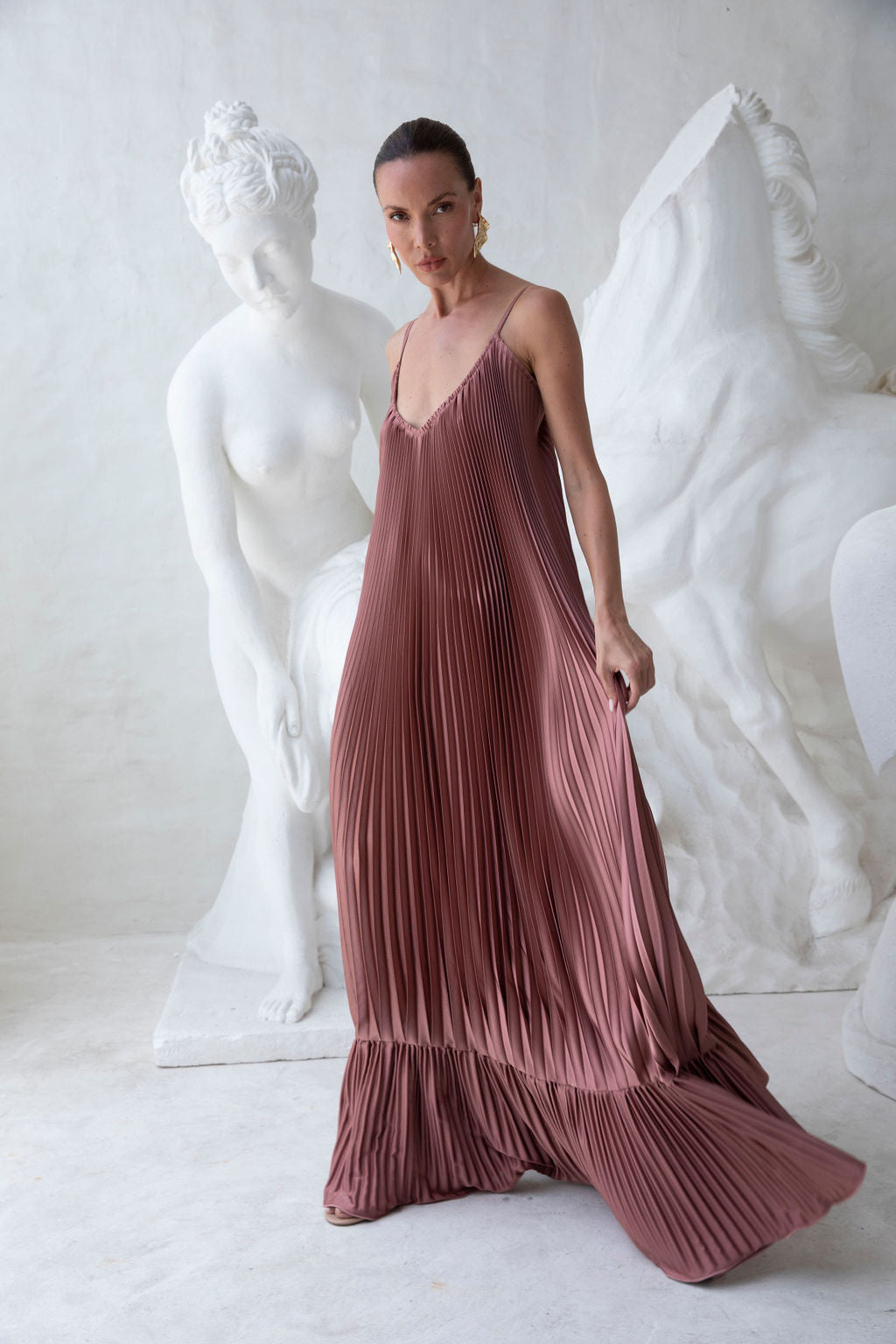 Marrakesh Dress - Suede