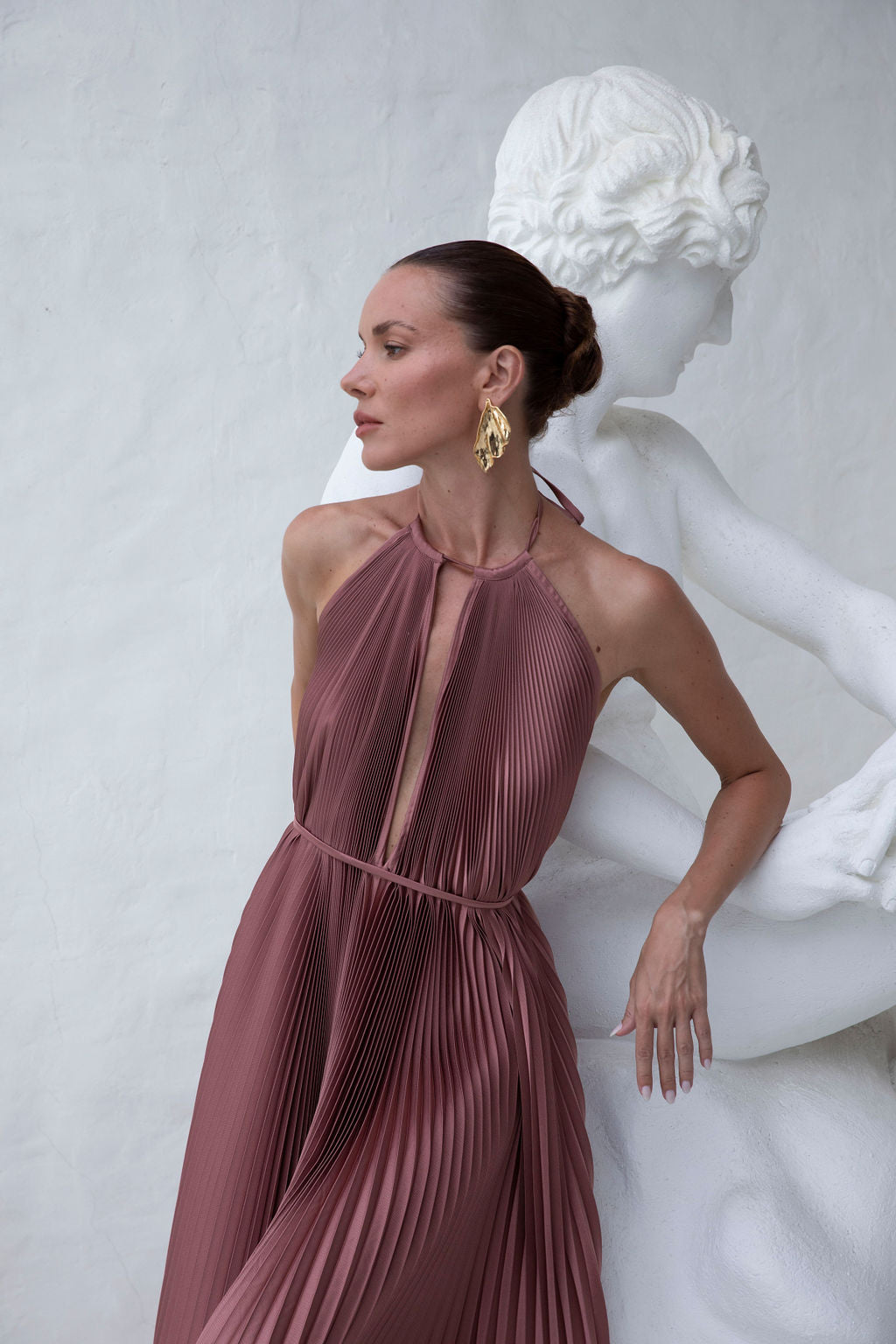 Boheme Gown - Suede