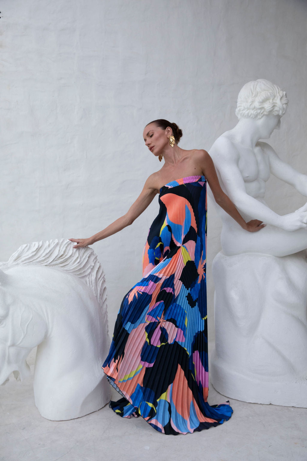 Bisous Strapless Gown - Noir Calypso