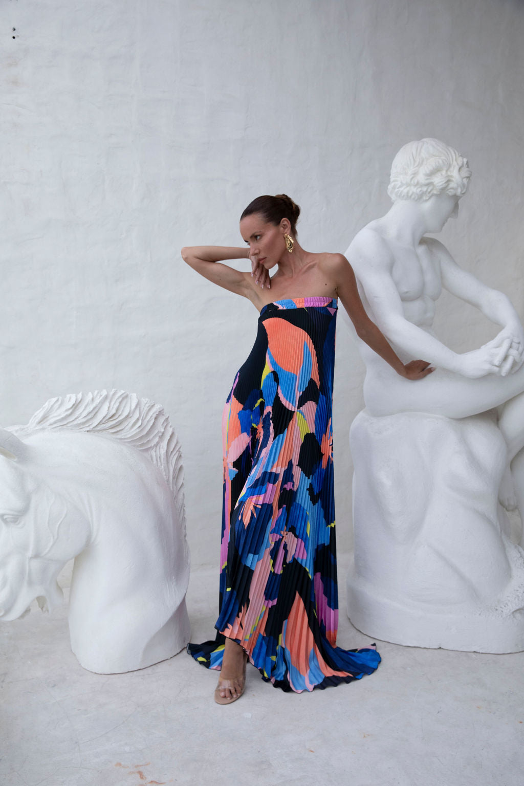 Bisous Strapless Gown - Noir Calypso