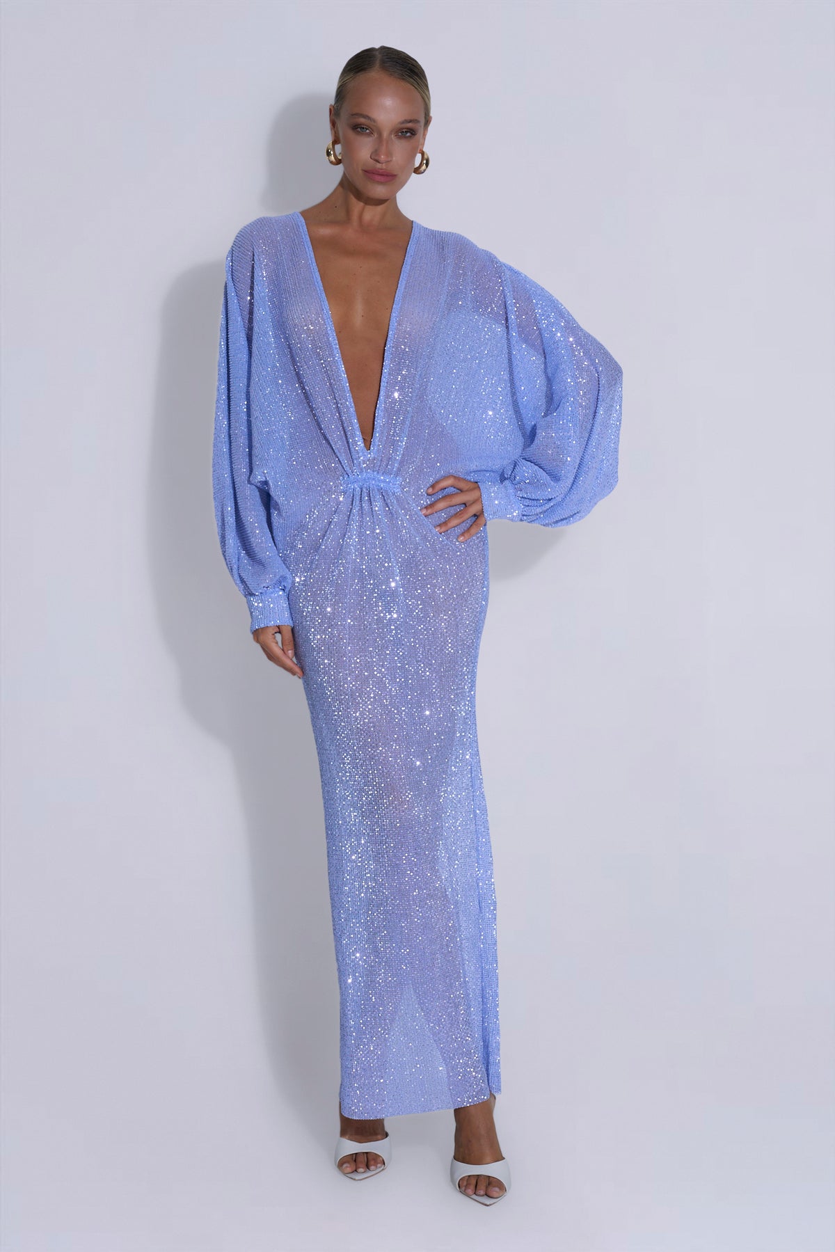 Experimental Gown - Sapphire Sequin