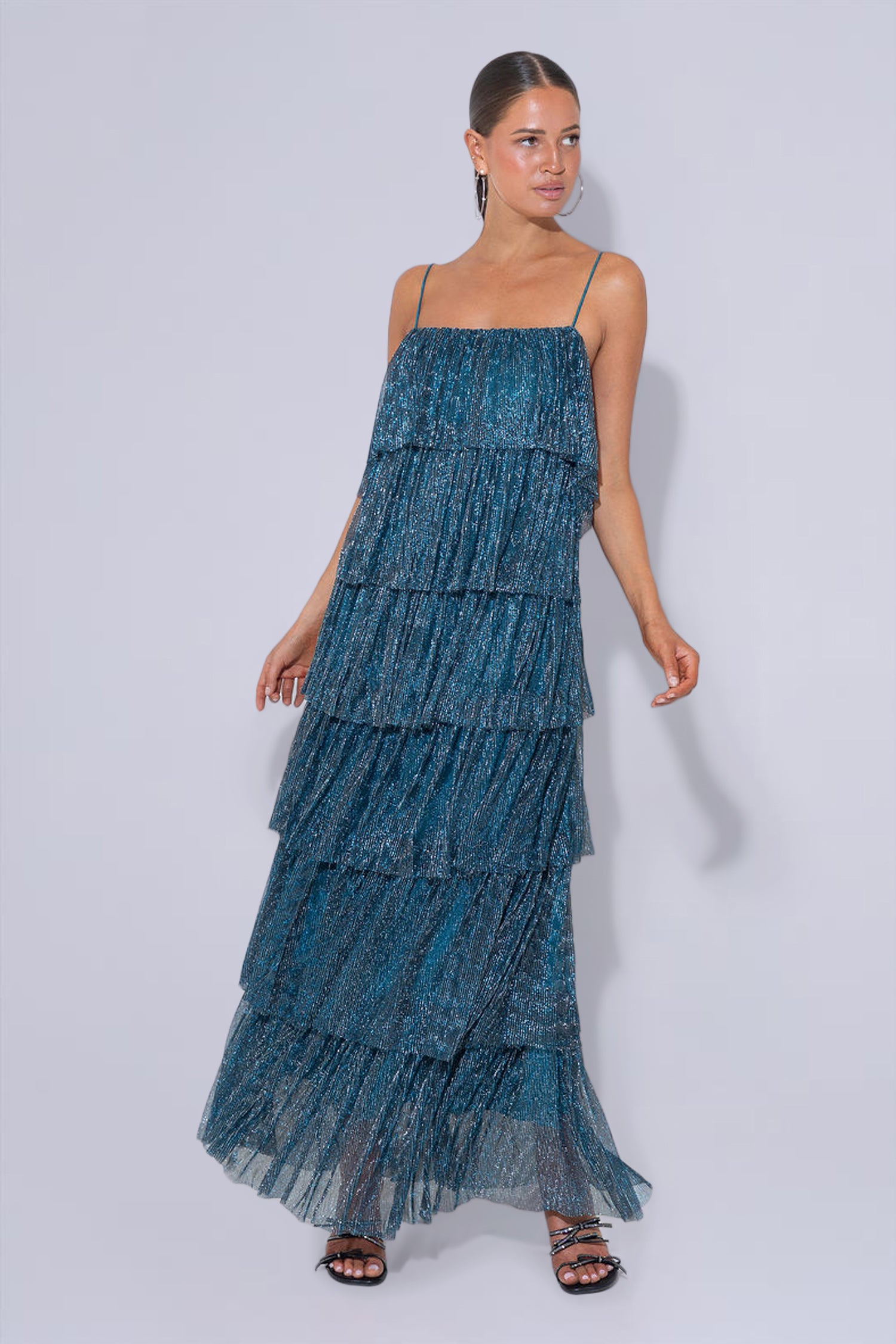 Hera Gown - Teal Moonlight
