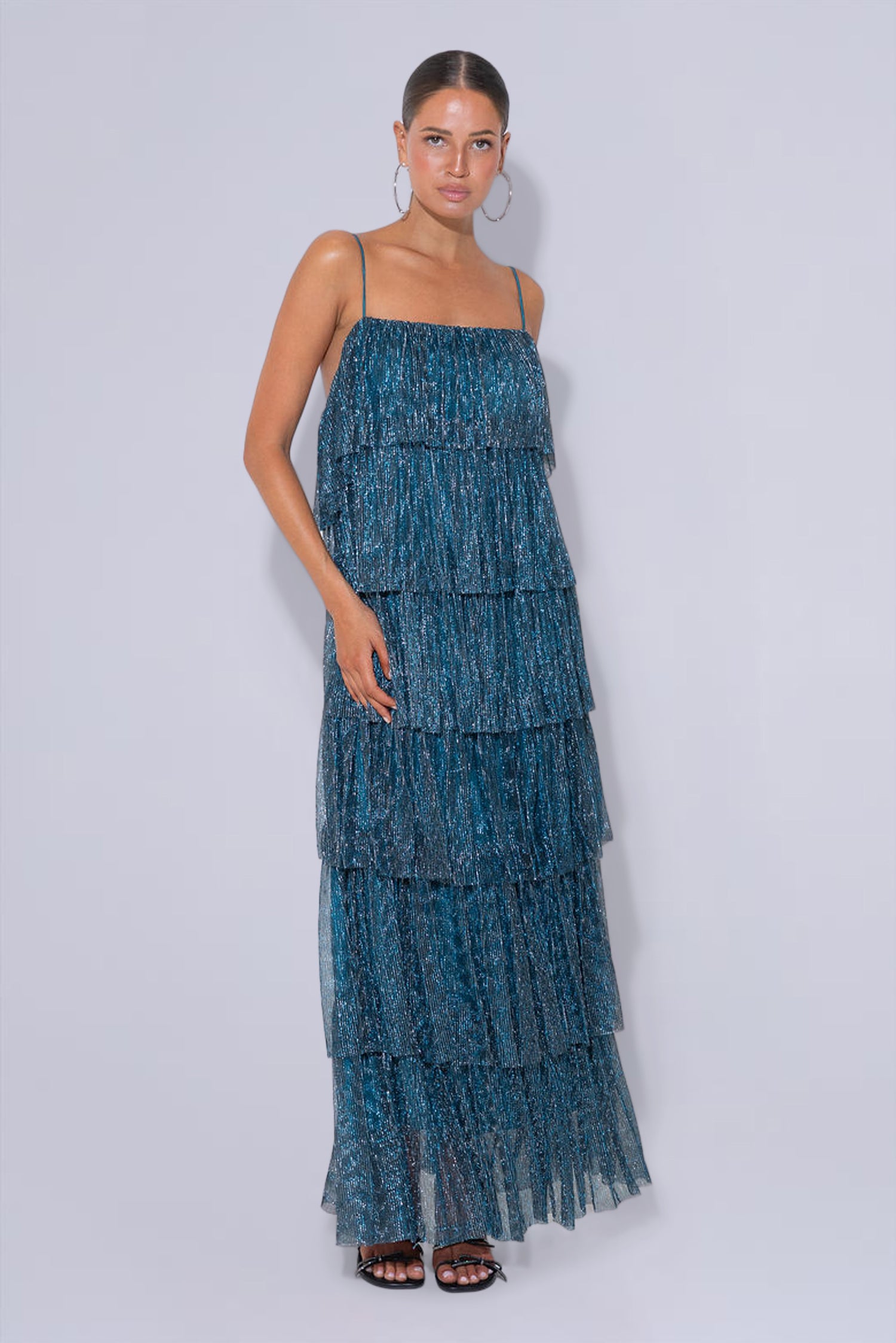 Hera Gown - Teal Moonlight