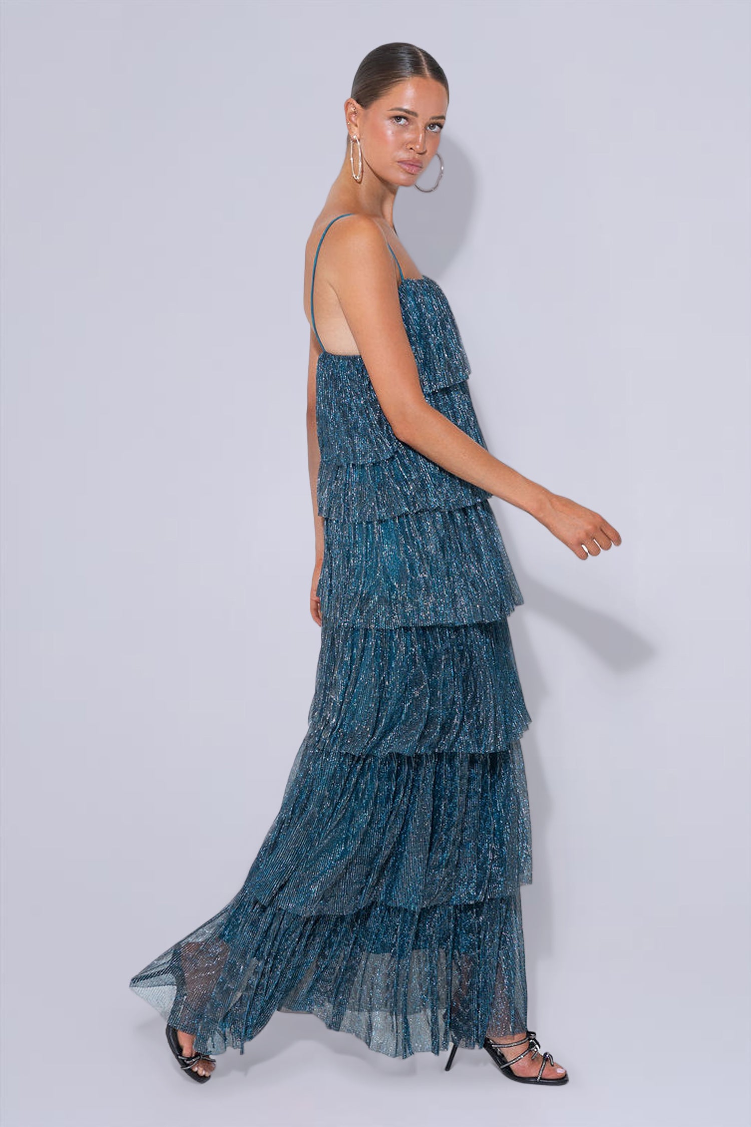 Hera Gown - Teal Moonlight