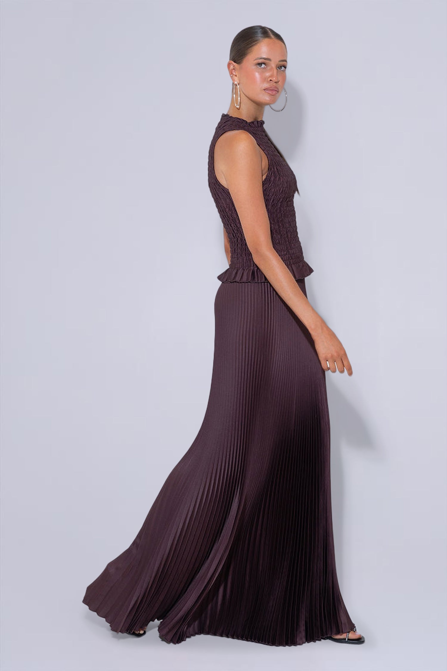 Bowery Gown - Mahogany