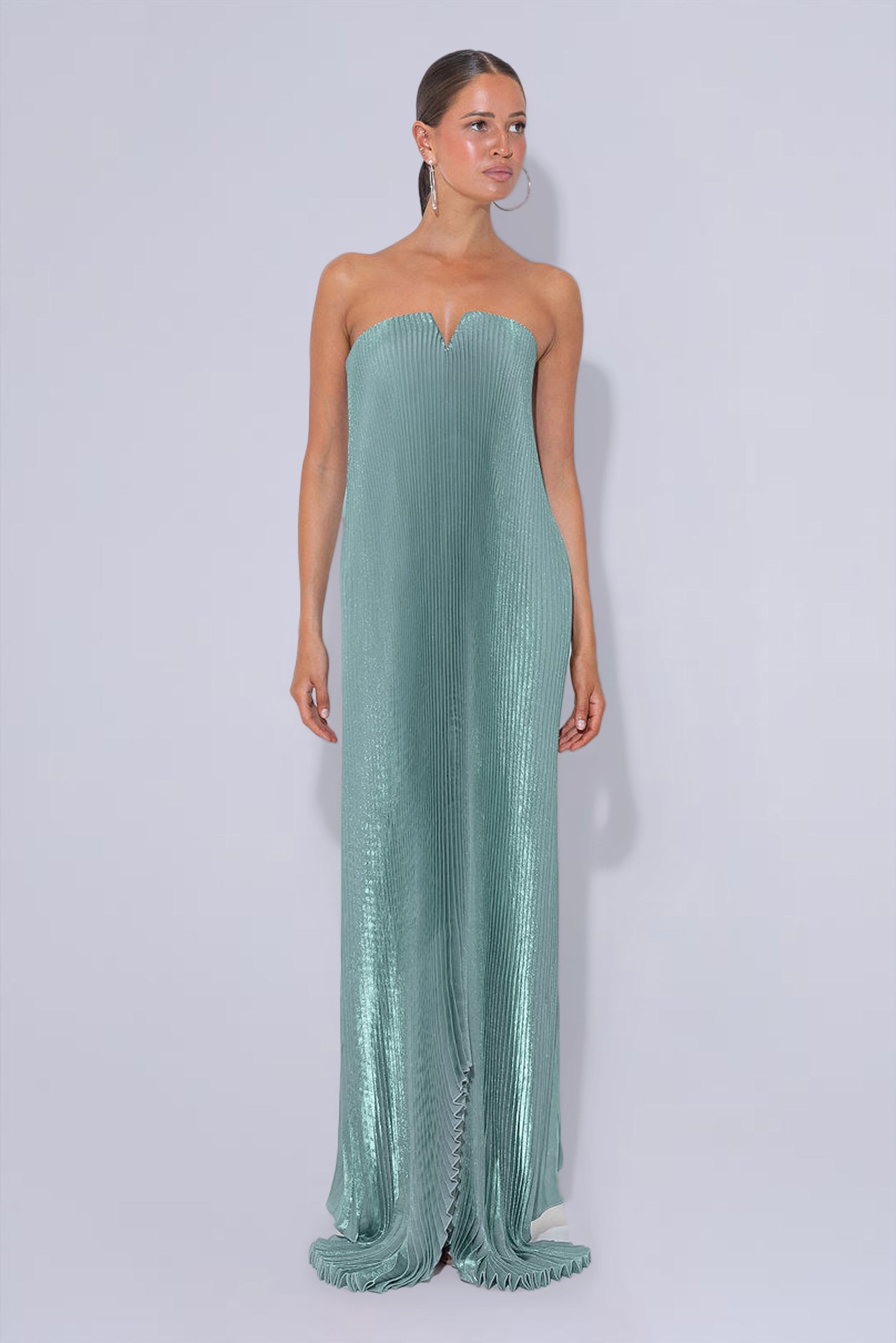Black Tie Gown - Evergreen Shimmer