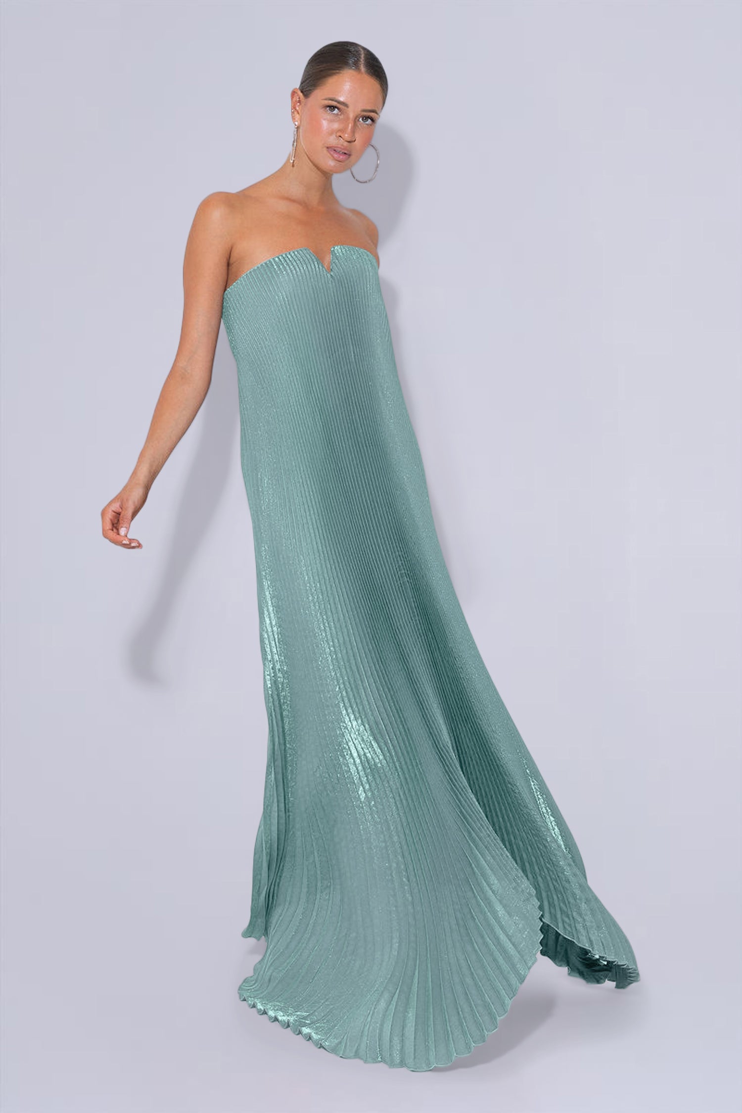 Black Tie Gown - Evergreen Shimmer