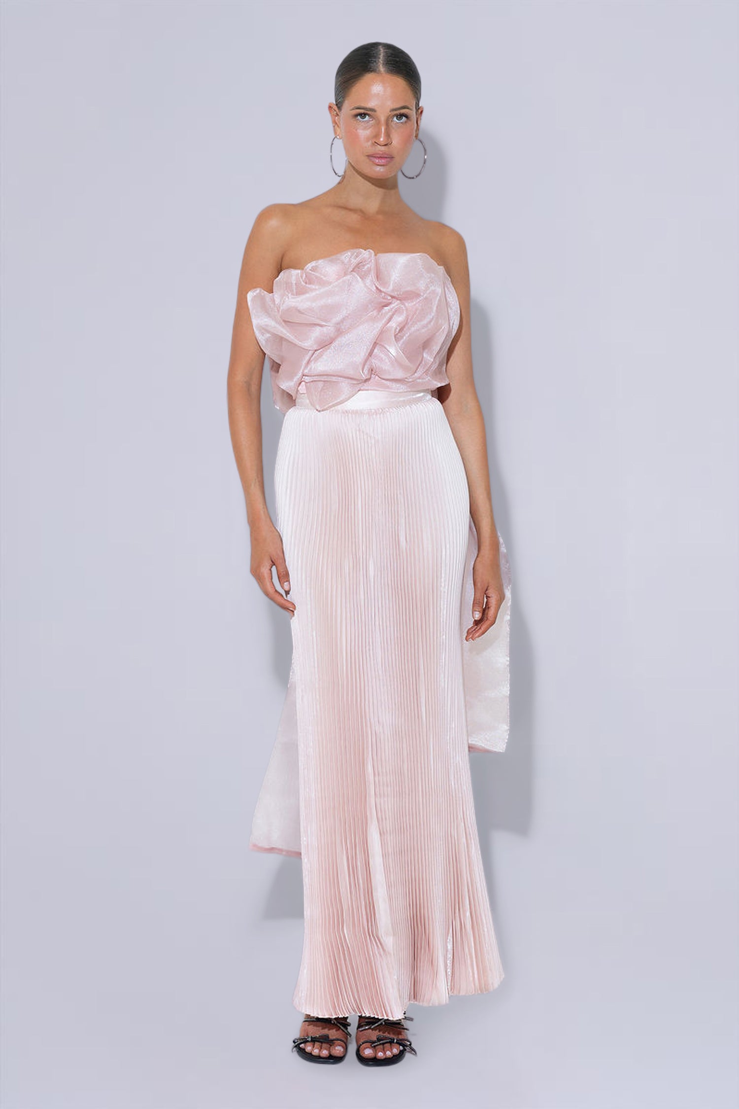 Gallery Top - Pink Organza