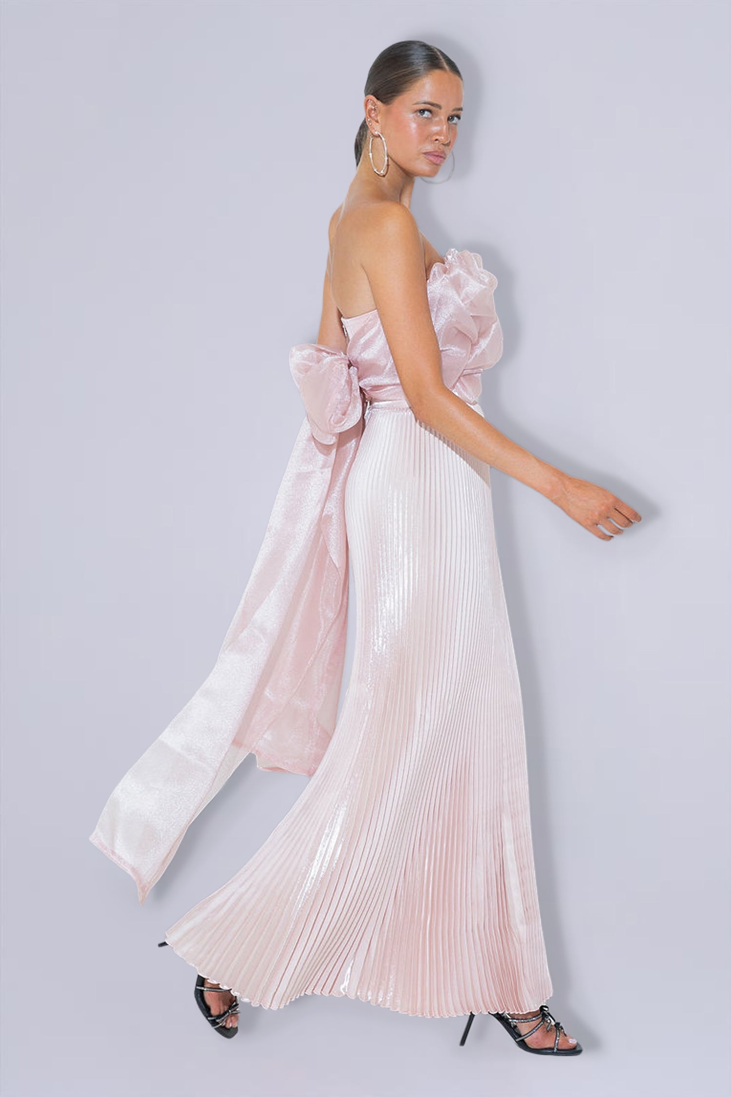 Gallery Top - Pink Organza