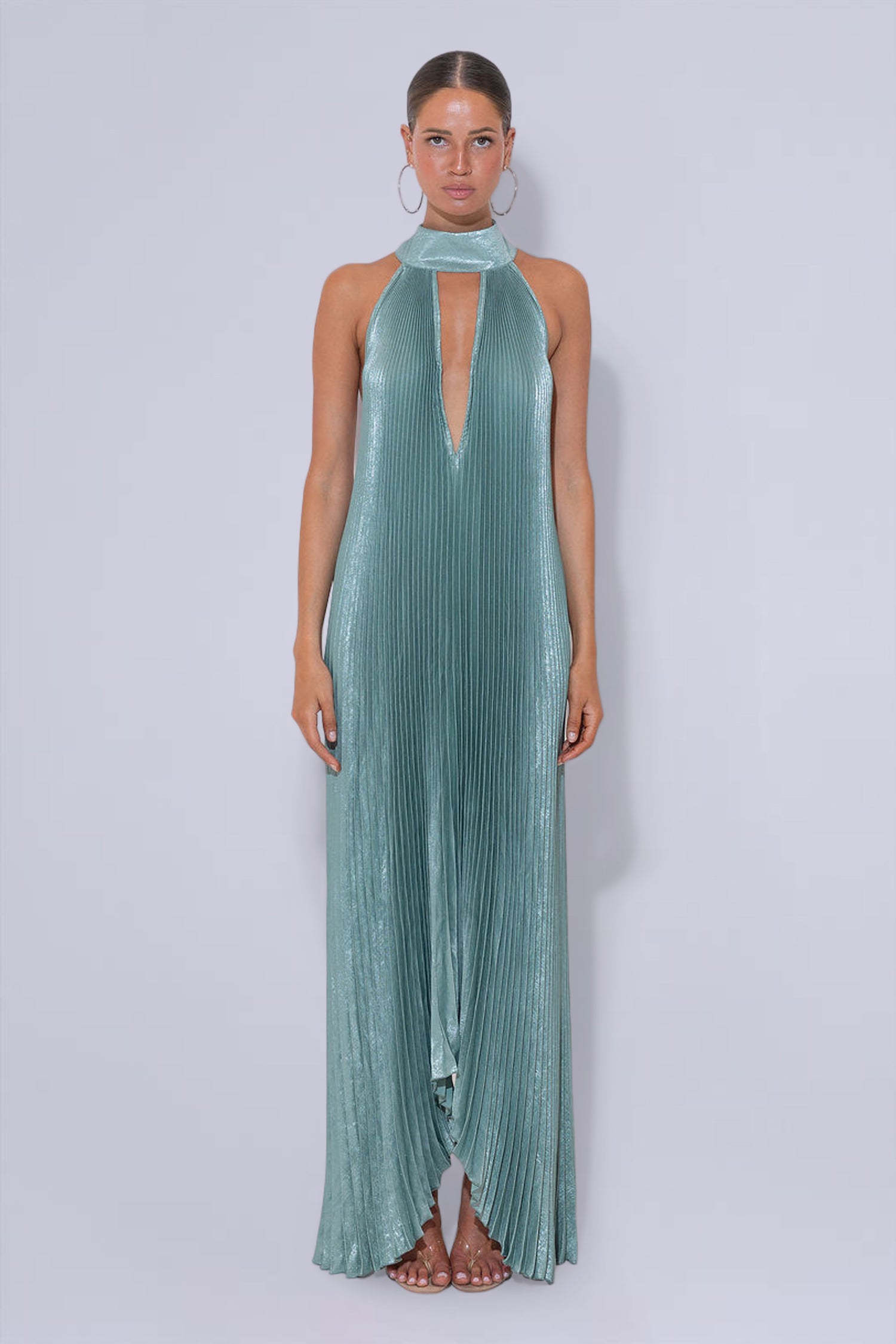 Opera Gown - Evergreen Shimmer