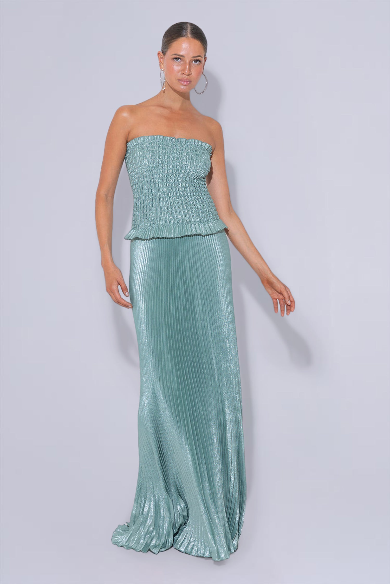 Maya Gown - Evergreen Shimmer