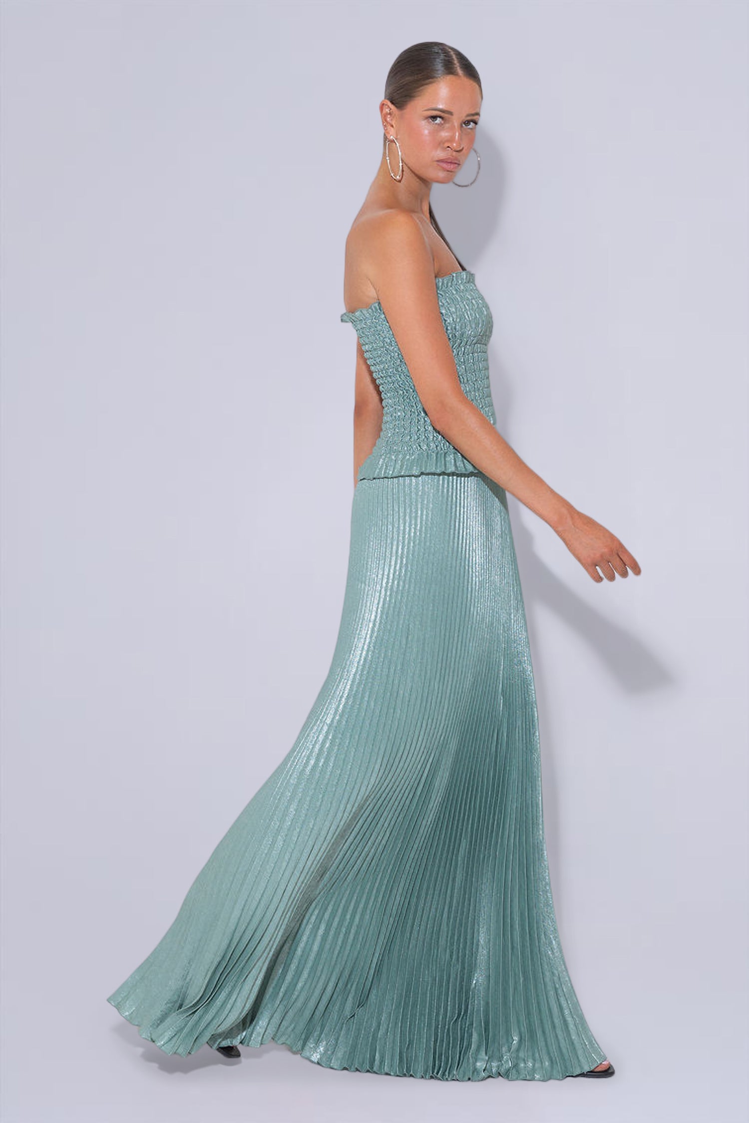 Maya Gown - Evergreen Shimmer