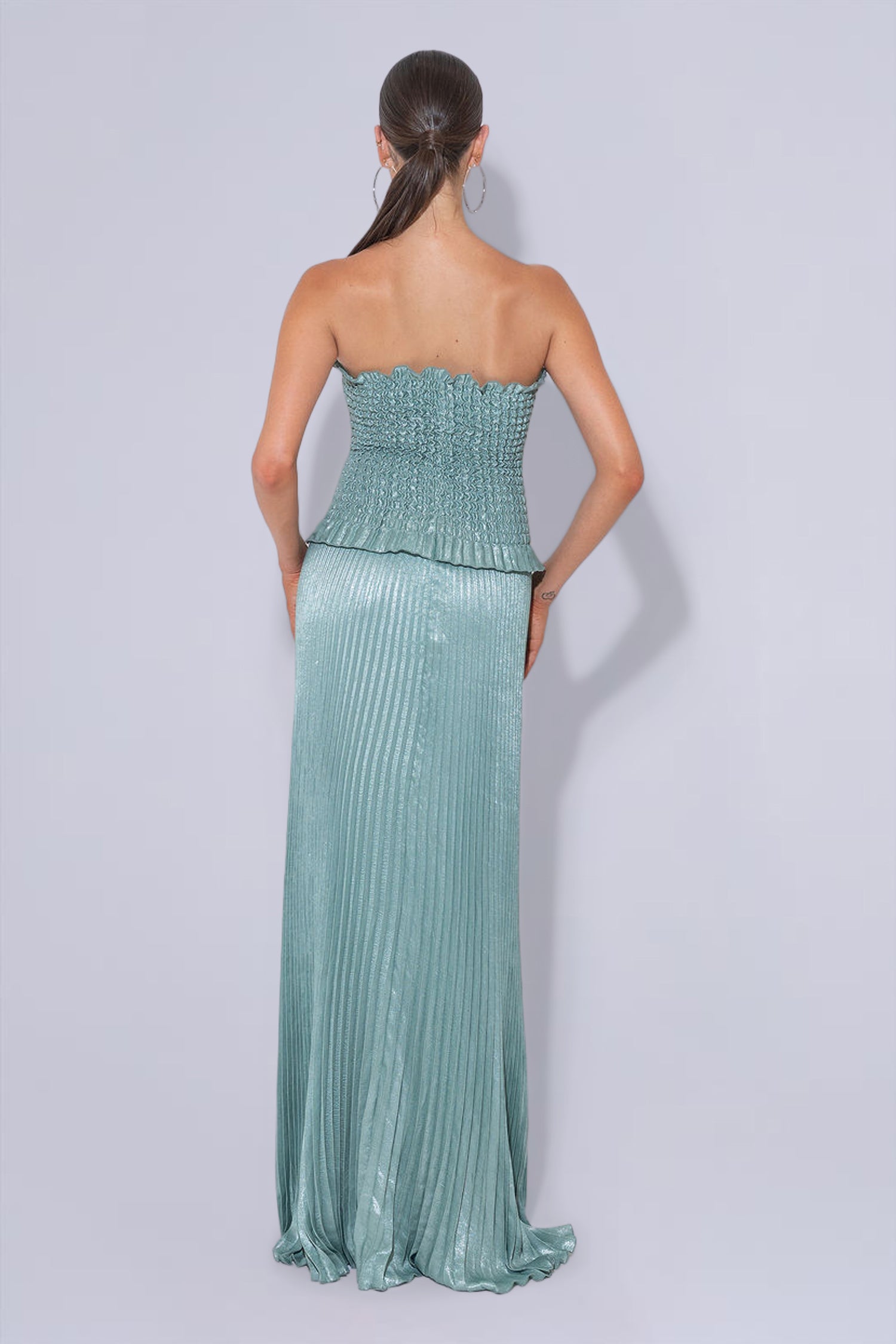 Maya Gown - Evergreen Shimmer