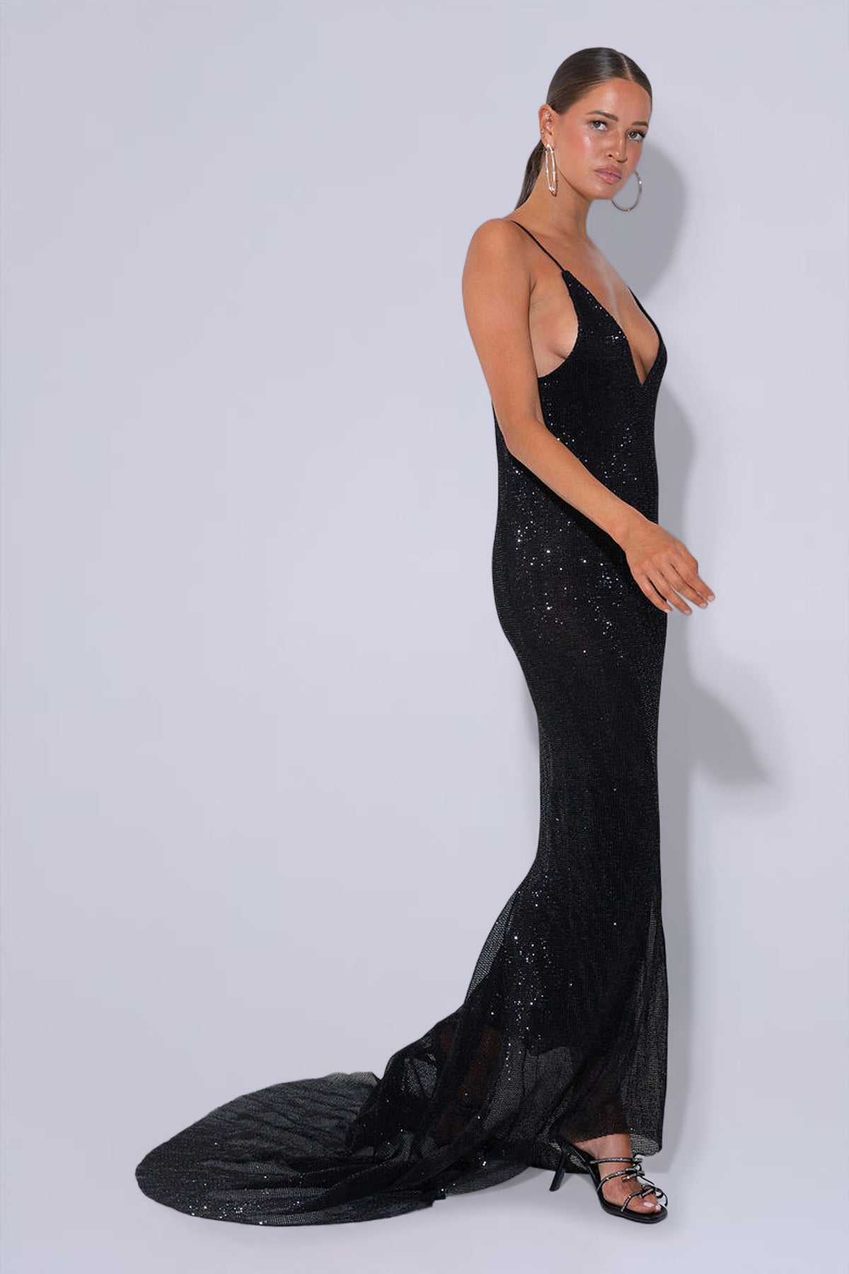 Jagger Dress - Black Sequin
