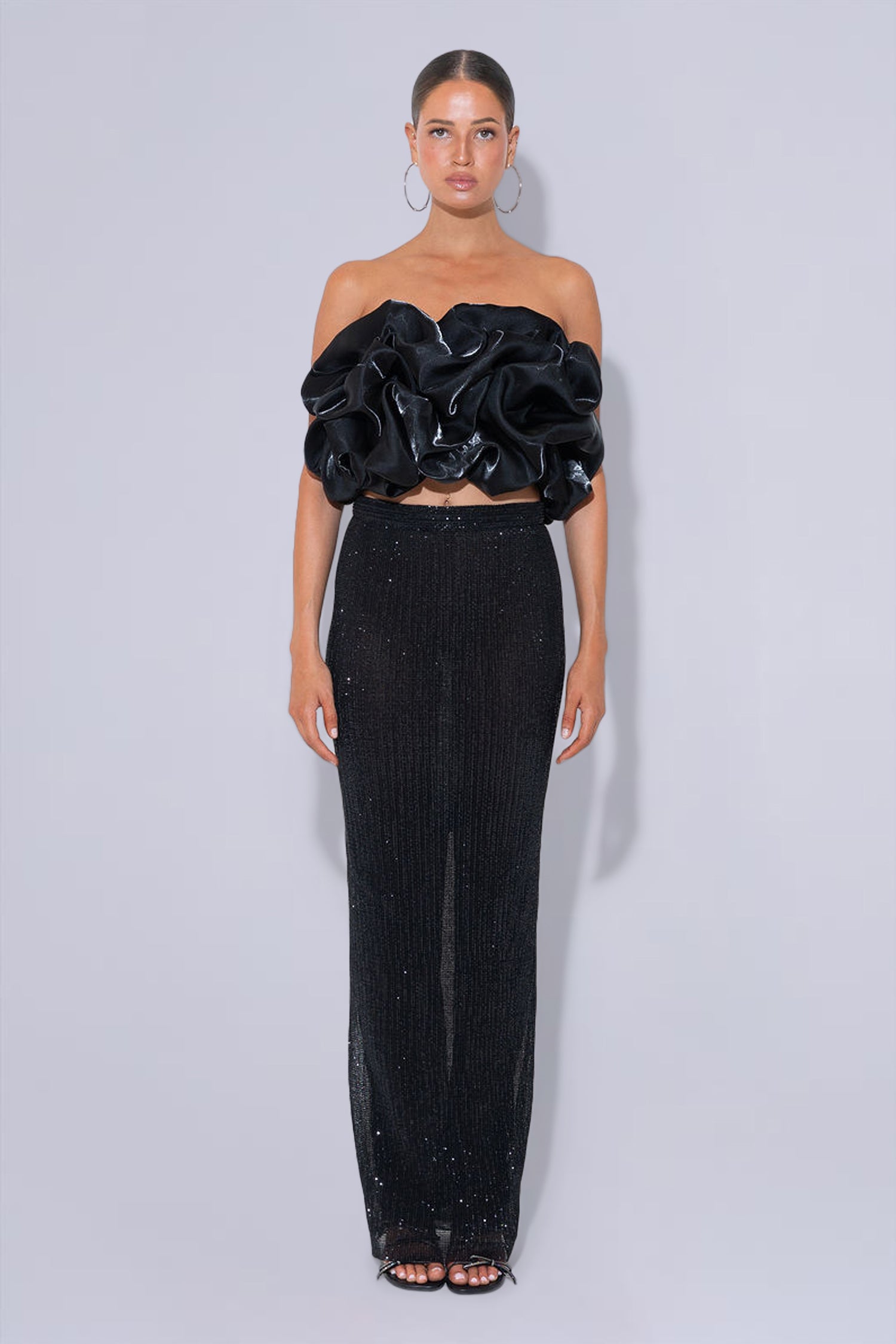 Iconique Skirt - Black Sequin