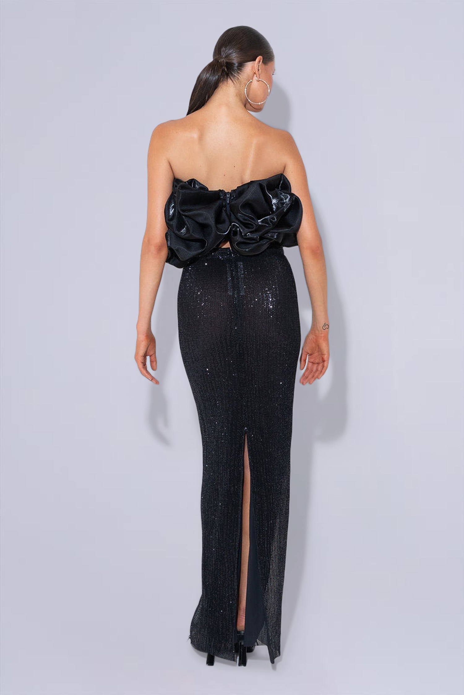 Iconique Skirt - Black Sequin