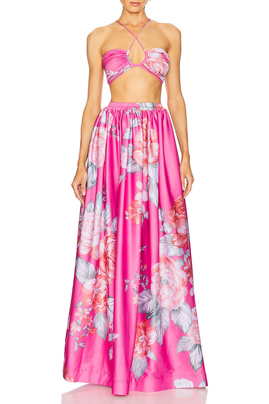 Costiera Skirt - Botanical