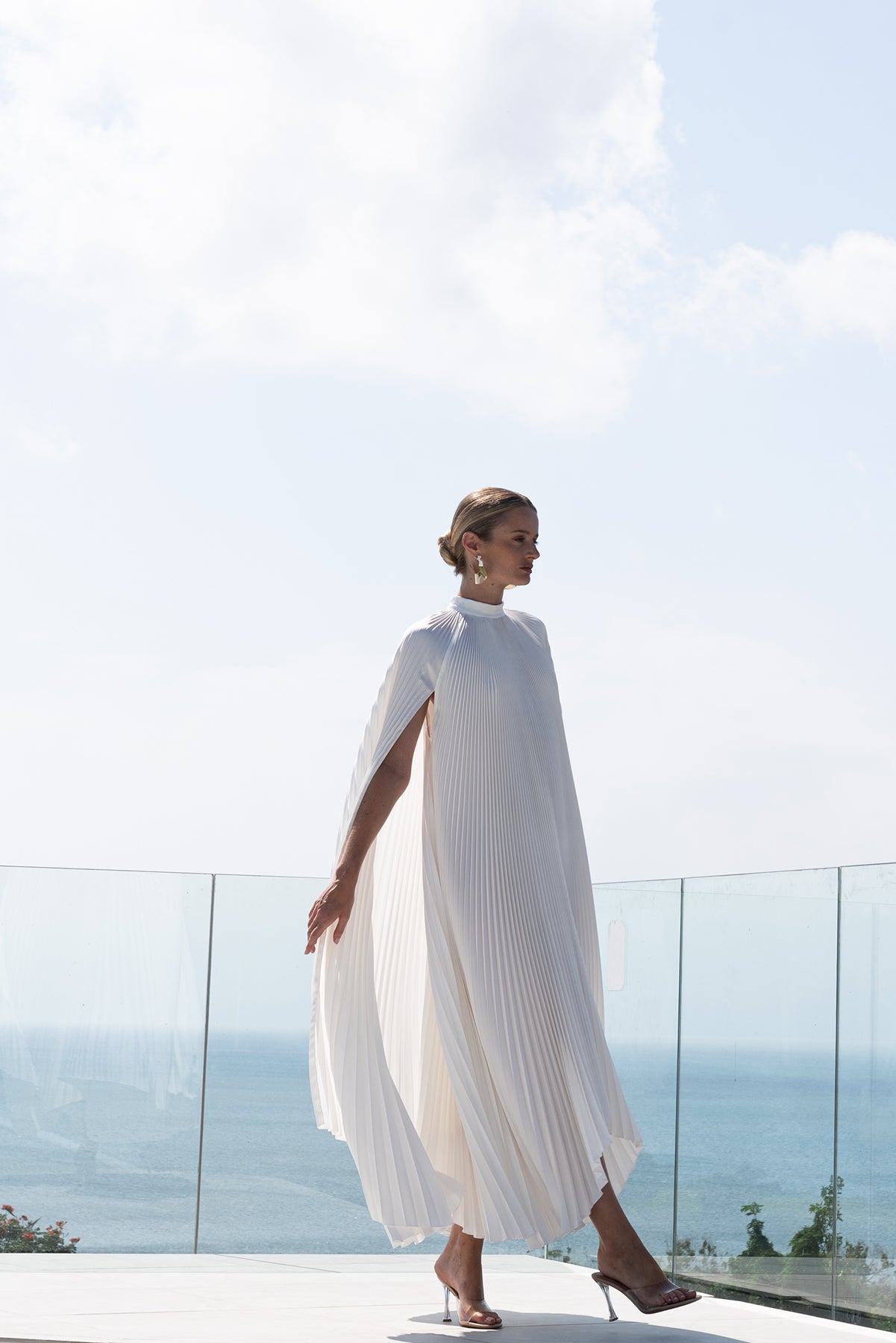 Eiffel Cape Gown - Ivory