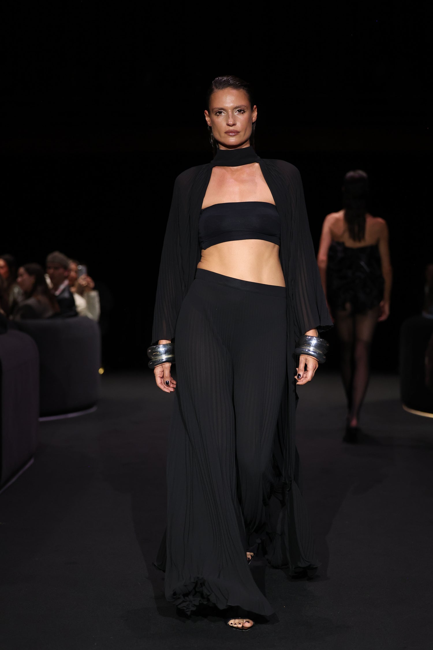 Venus Gown - Noir Crepe