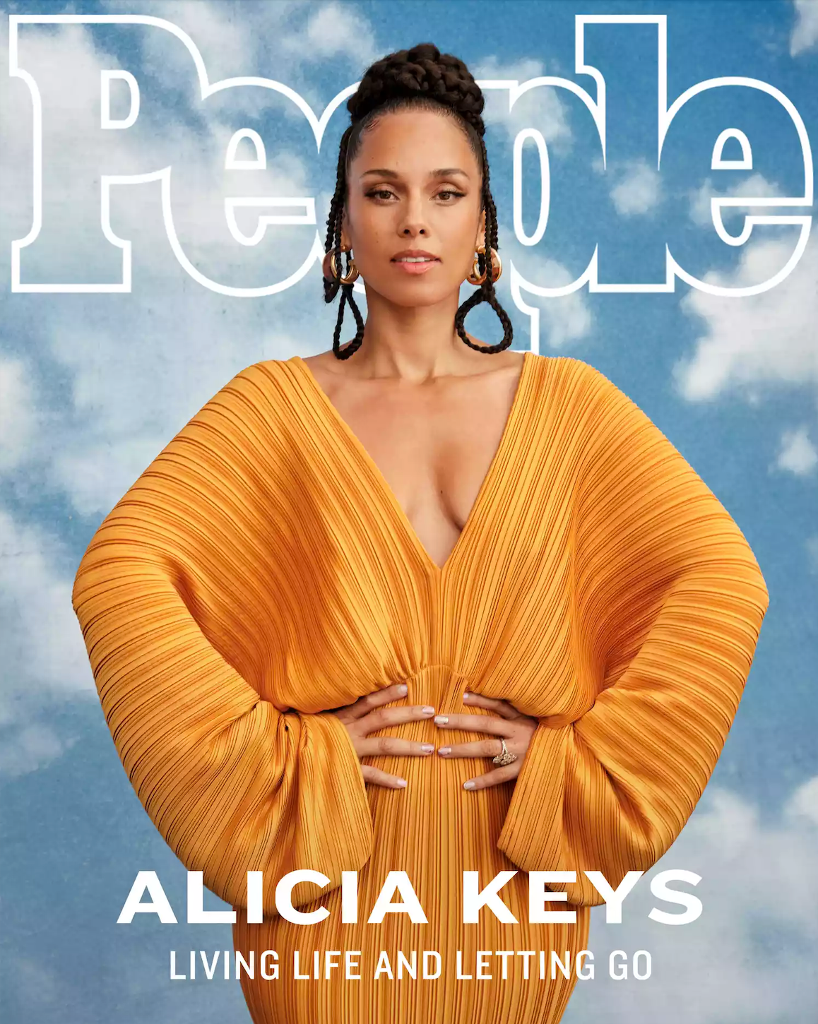  Alicia Keys graces the cover of People magazine