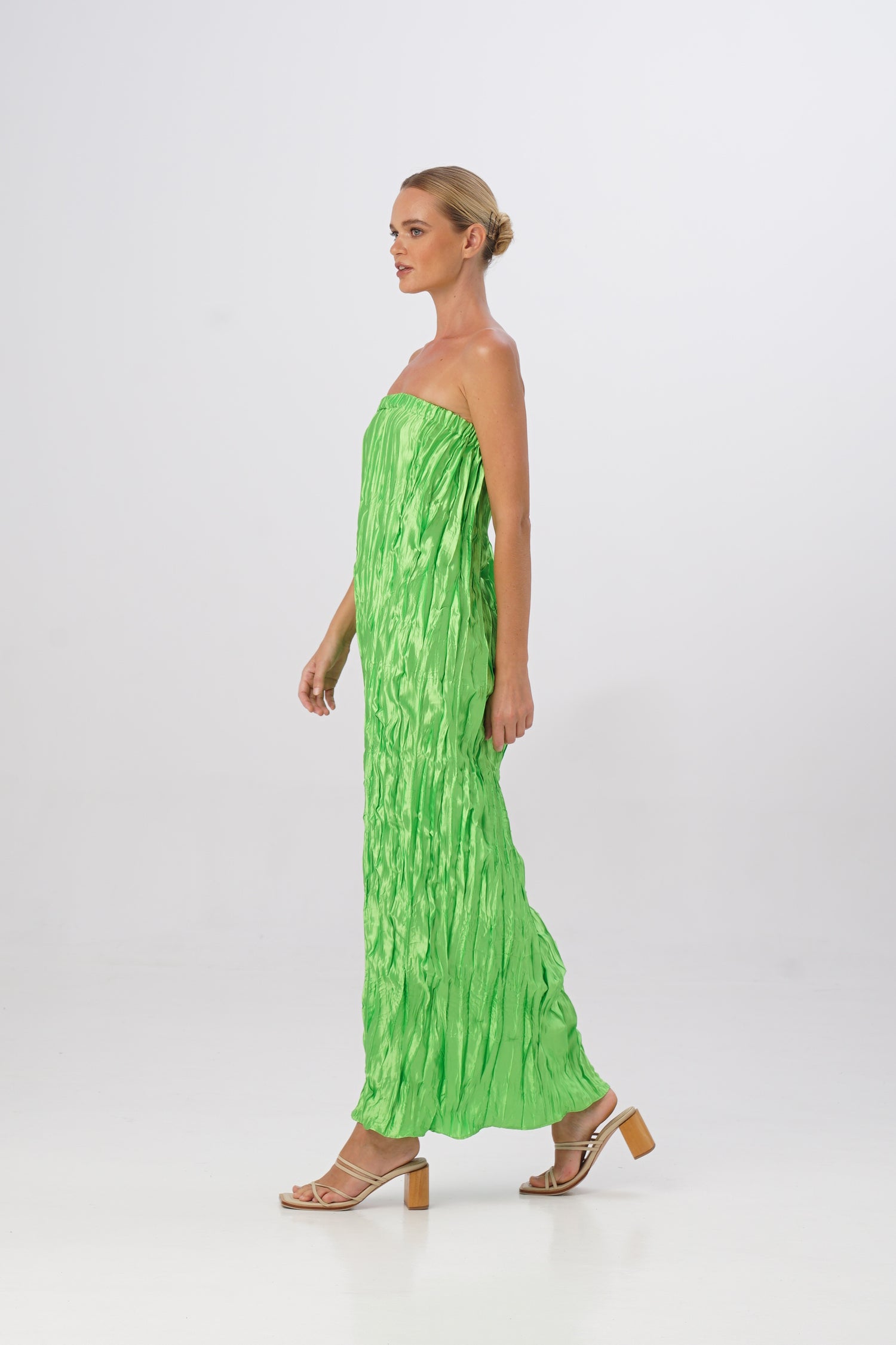 Romantique Dress - Neon Lime