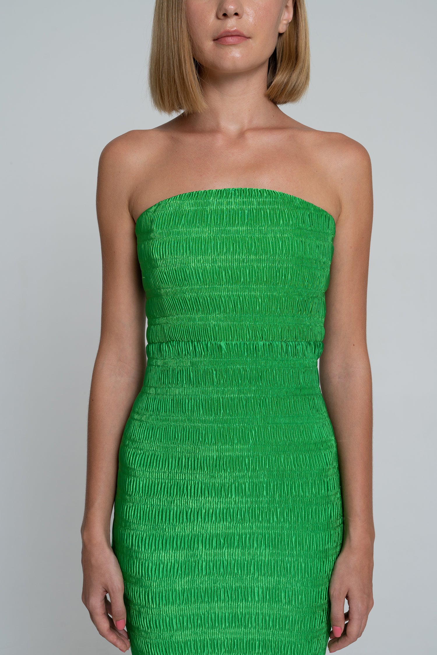 Aurore Midi Gown - Bright Green