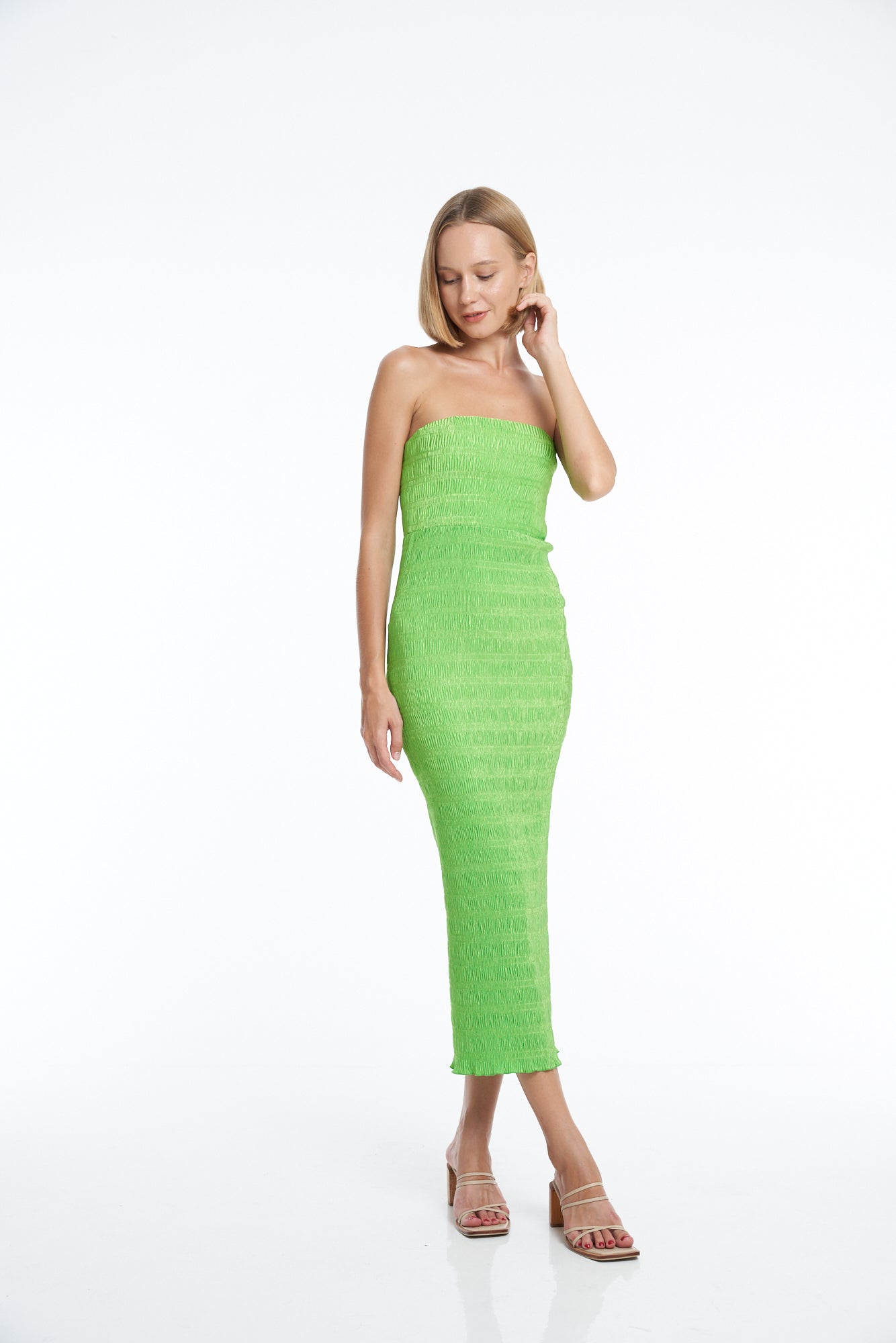 Aurore Gown - Neon Lime