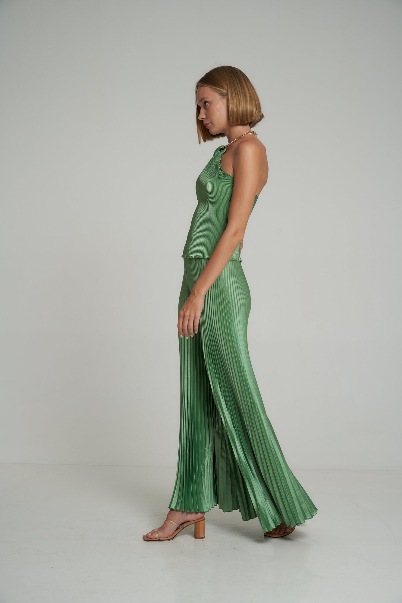 Turlington Chain Top - Sea Green