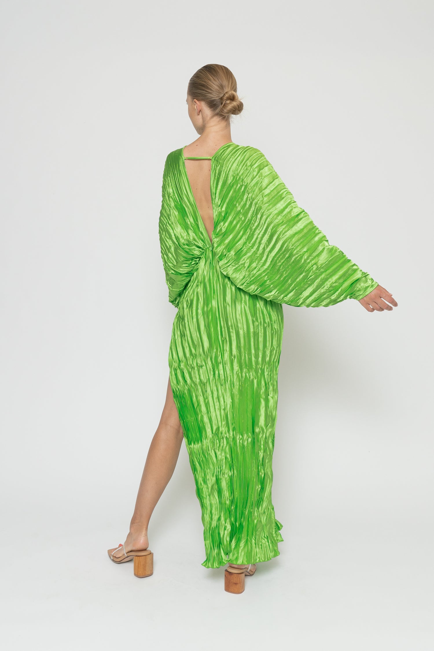 De Luxe Gown - Neon Lime